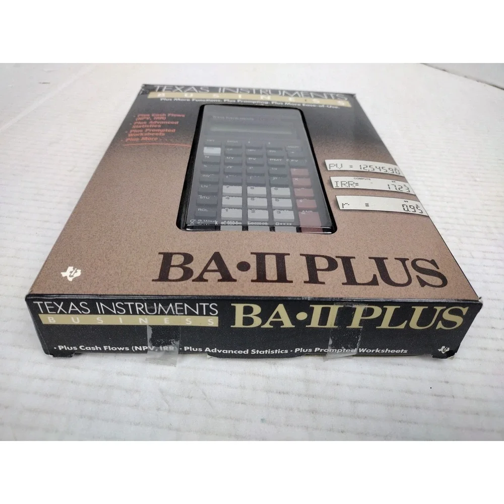 Texas Instruments BAII Plus Professional Advanced Business Analyst Calculator - Picture 3 of 10